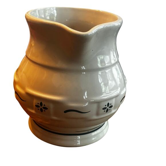 Longaberger Woven Traditions Pitcher USA 5” Tall Country Farmhouse Cottage - Picture 2 of 8